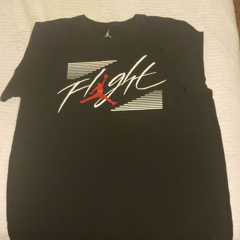 Jordan brand "flight" blk mens xl tshirt